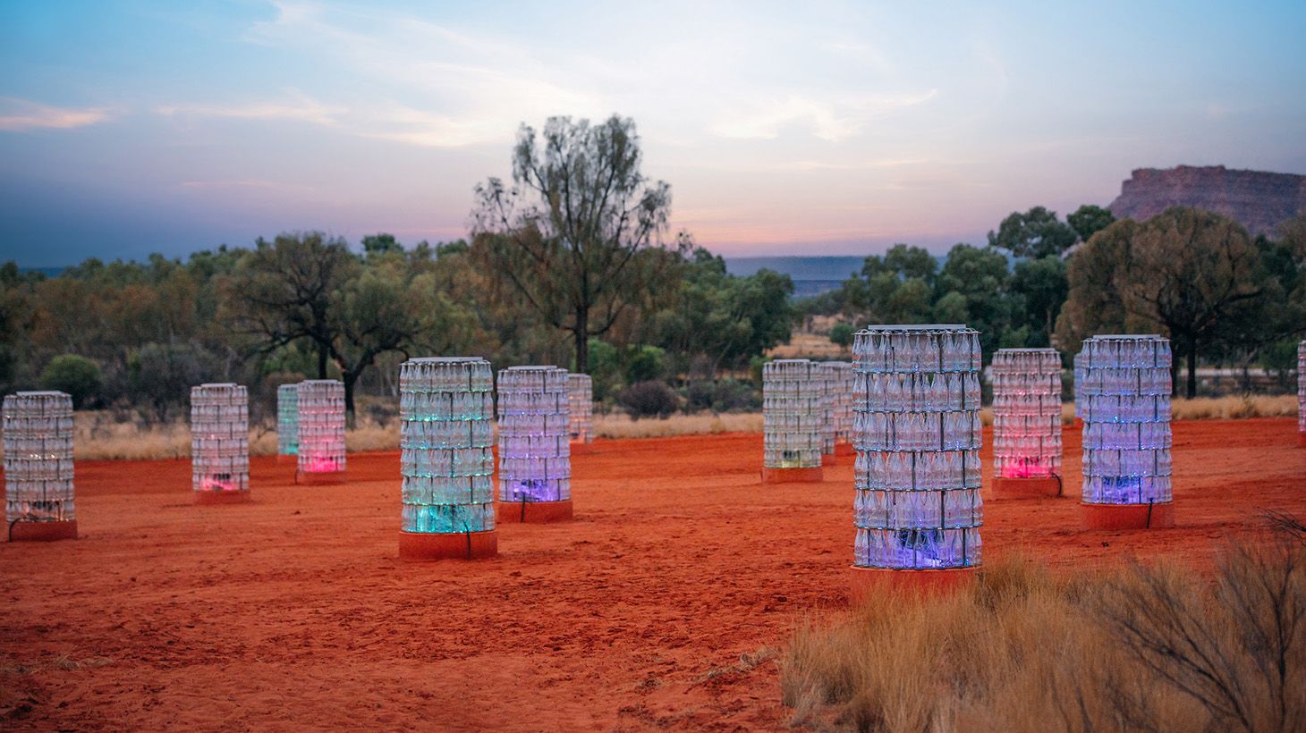 Sunrise Viewing of Light-Towers Immersive Sound & Light Installation at Kings Canyon with Coffee & Pastry