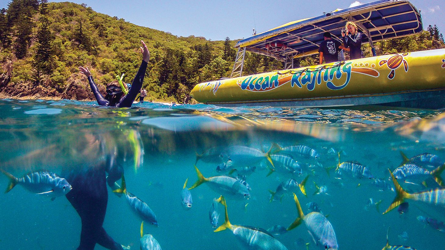 60-Minute Reef Scenic Flight & Full-Day Ocean Rafting Package with Lunch & Transfers 6