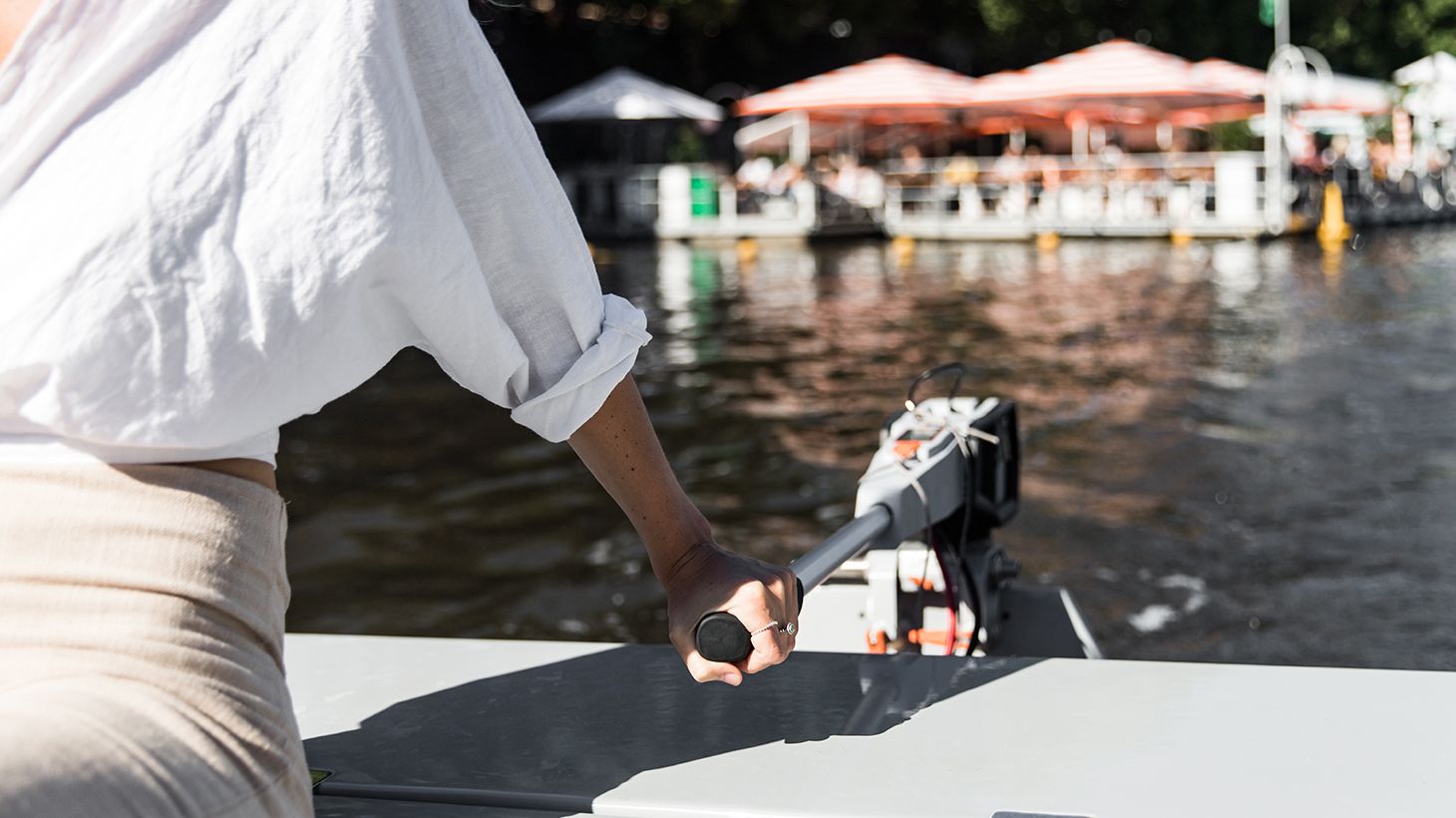 One-Hour Captain Your Own Electric Boat Experience Down the Yarra River for Up to Eight People 6