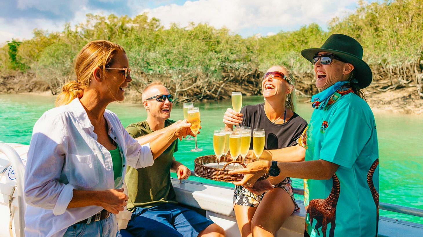 Five-Hour Roebuck Bay Cruise with Beachside Tapas & Cocktails
