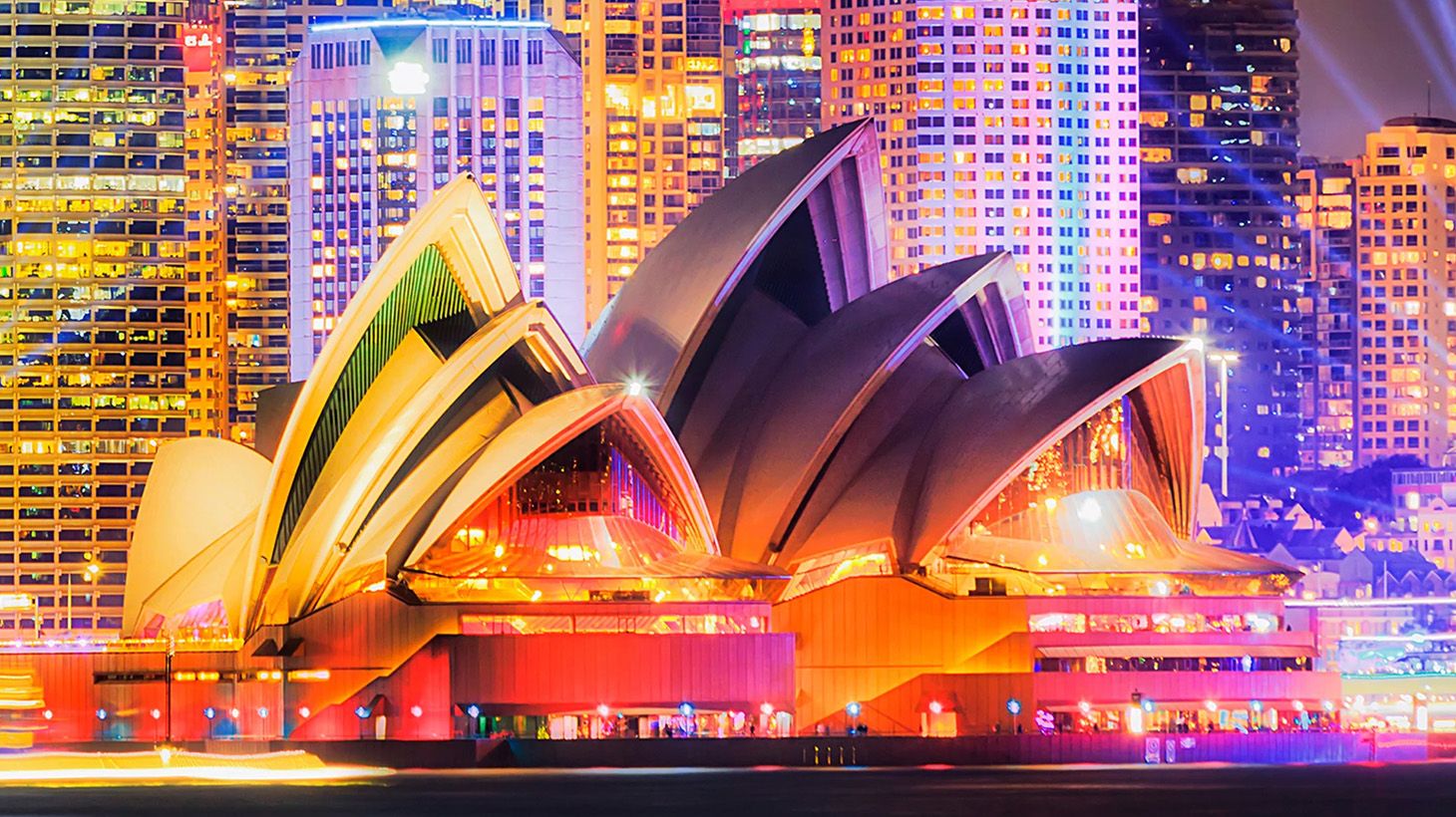90-Minute Vivid Sydney Harbour Cruise with Buffet Dinner & Drink on Arrival 8