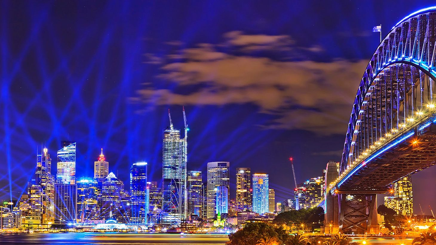 90-Minute Vivid Sydney Harbour Cruise with Buffet Dinner & Drink on Arrival 6