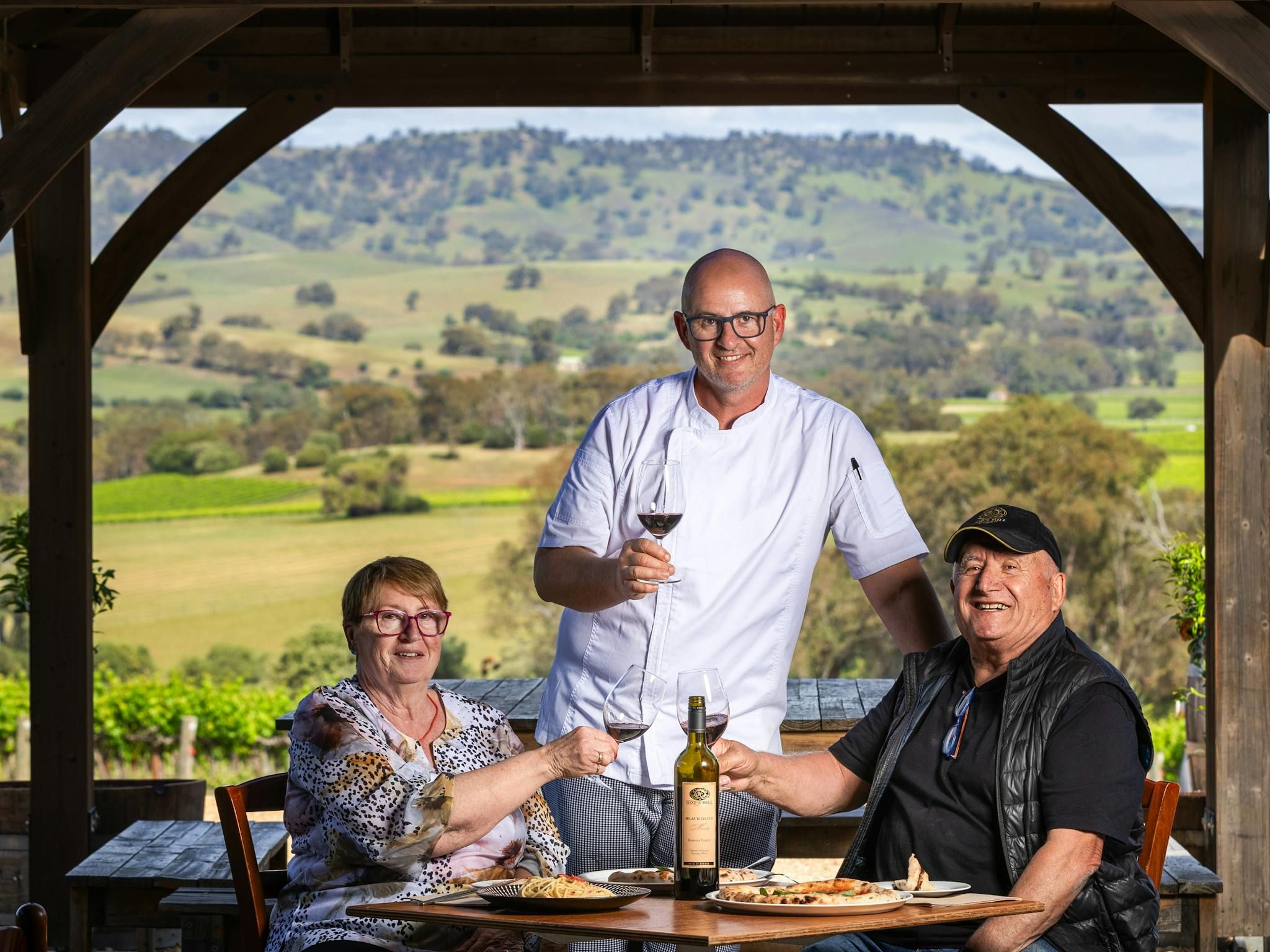 Barossa Valley Wine Tasting Experience with Lunch & Take-Home Bottle of Wine at God's Hill Wine