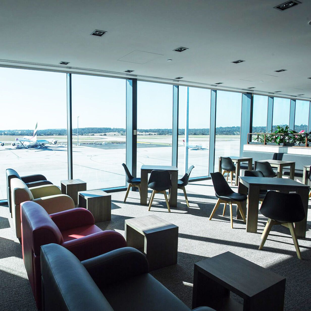 Melbourne Airport Lounge Pass with Food, Wine & Runway Views