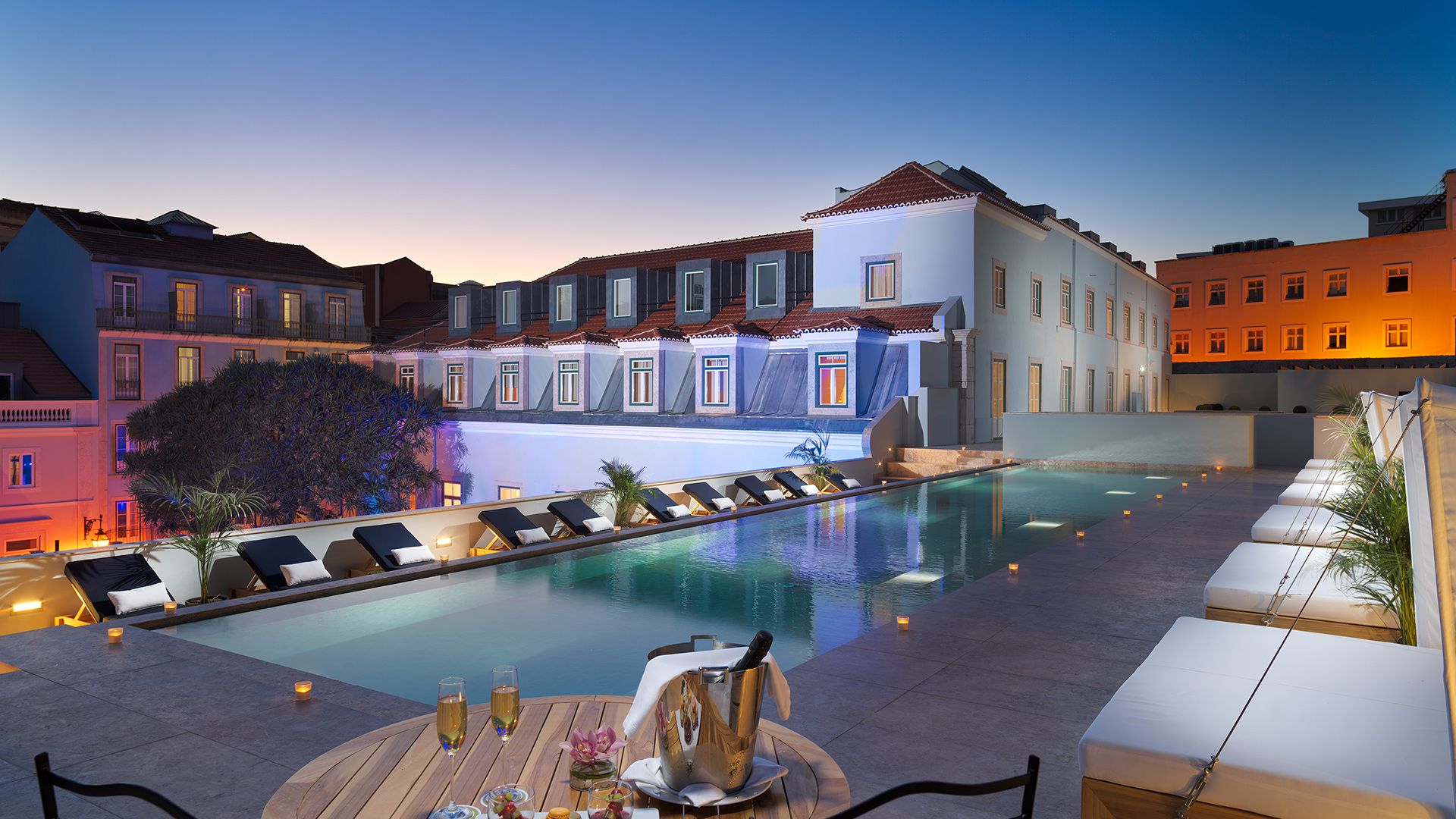 Five-Star Heritage Palace Escape in the Heart of Lisbon with Rooftop Pool