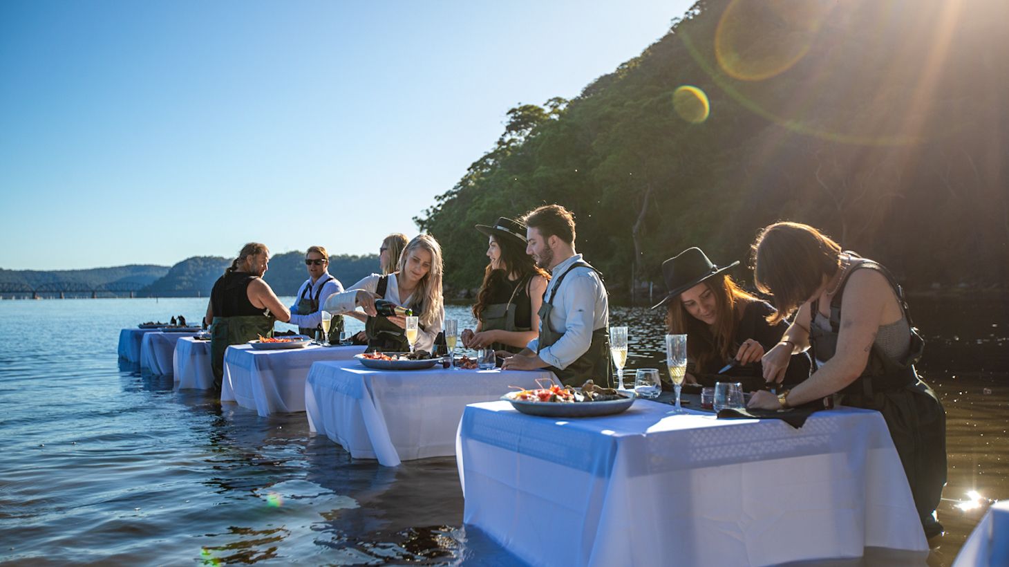 Immersive Oyster Farm Boat Tour & In-Water Dining Experience with Oyster Tasting 5