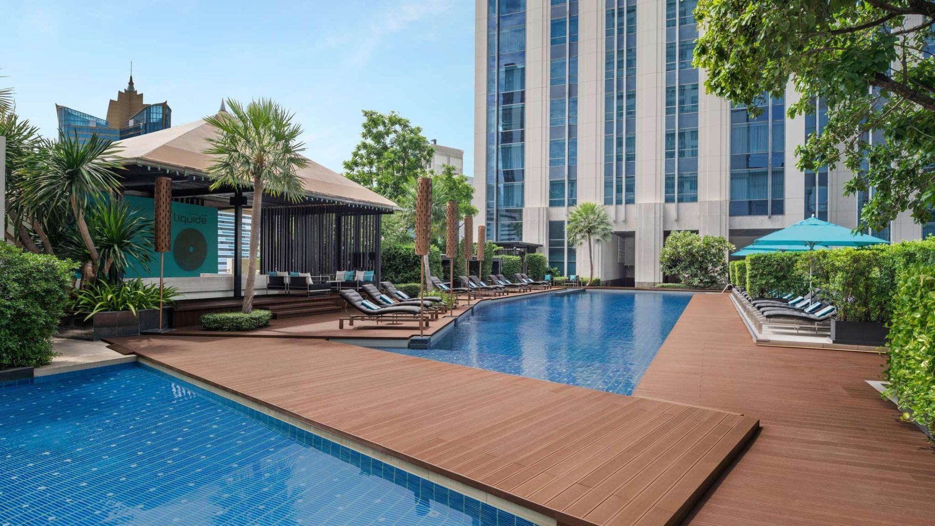 Central Bangkok Art-Deco Escape with Belgian Rooftop Bar, Pool & Spa