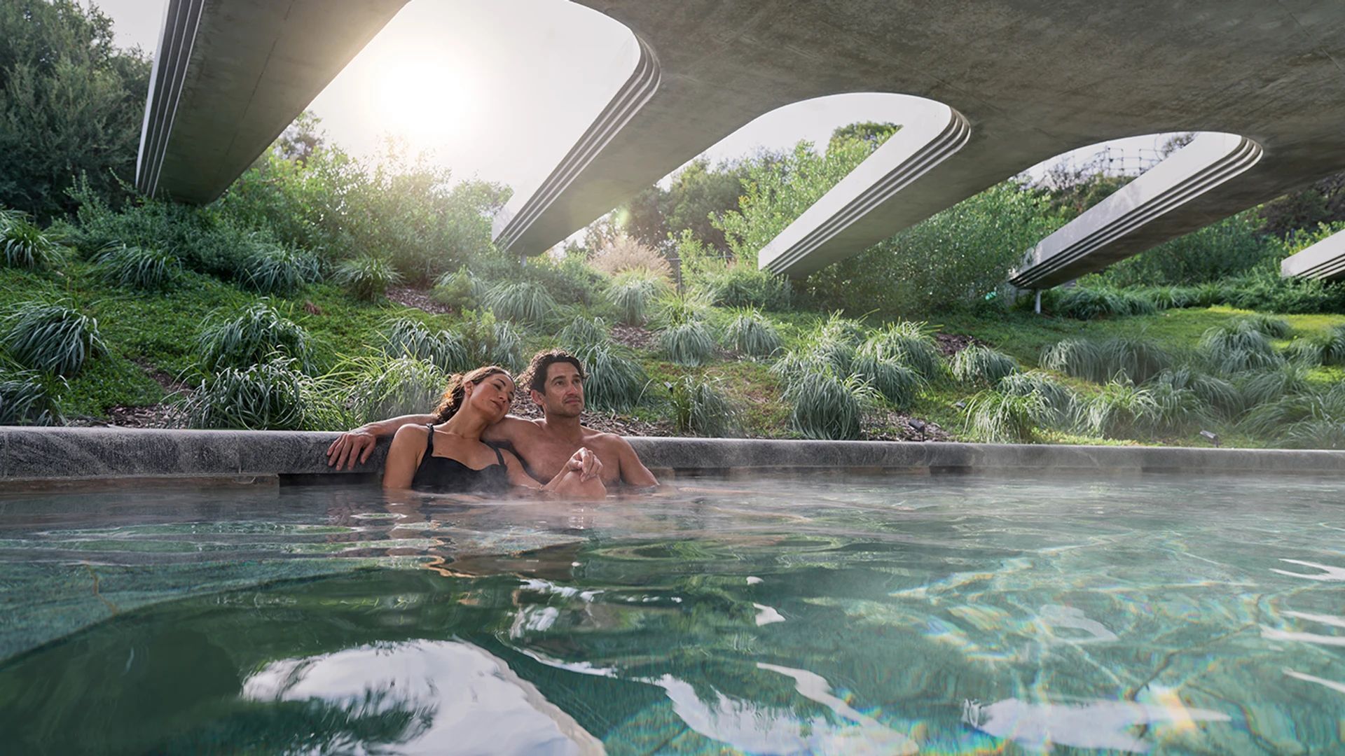 Luxurious Thermal Bathing & Two-Course Dining Experience with Glass of Wine at Alba Thermal Springs & Spa