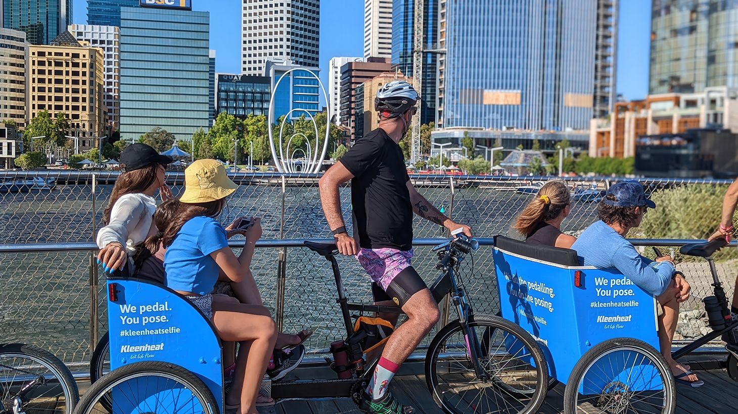 1.5-Hour Guided Rickshaw Tour of Perth CBD with Street Art Visits & Return Transfers to WA Museum Boola Bardip 3