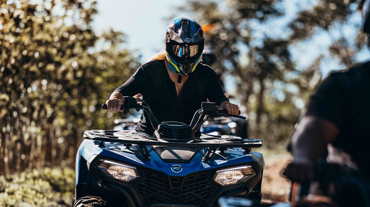 Explore Nadi on a Quad Bike Village Tour with Local Guide & Scenic Helicopter Flight