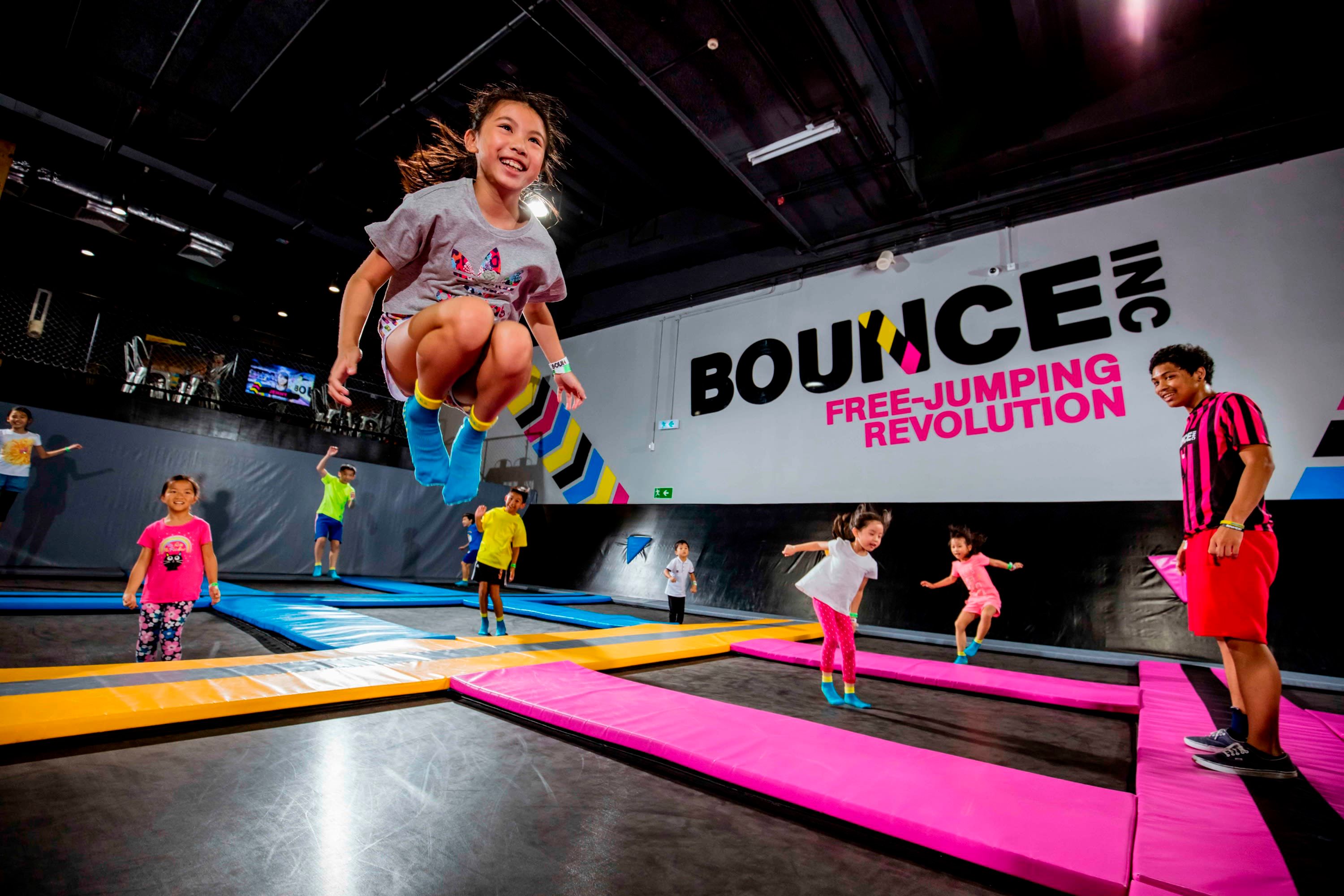 BOUNCE Freestyle Playground and Indoor Trampoline Park in Singapore