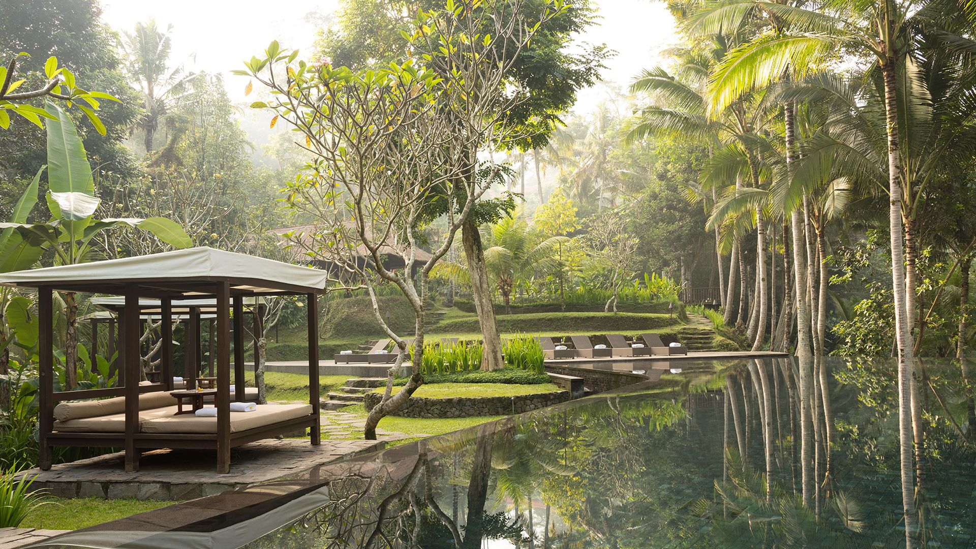 Ubud Riverfront Private Pool Villas with Daily Breakfast, Daily Lunch or Dinner & Nightly Cocktails