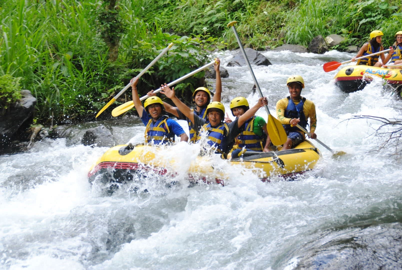 Ayung River Rafting and Ubud Tour with Massage Experience with Korean Speaking Driver
