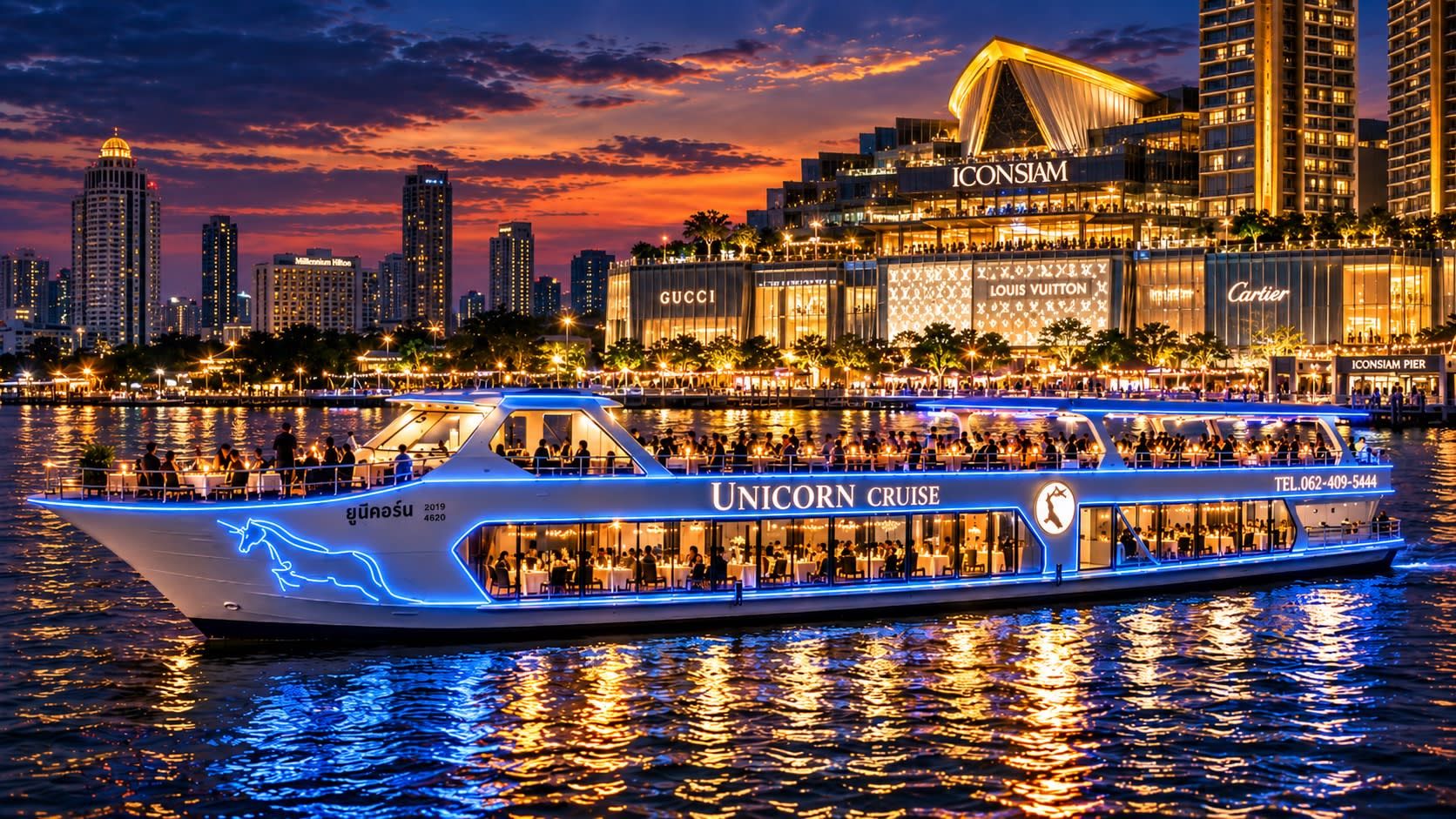 Croisière-dîner Unicorn à Bangkok
