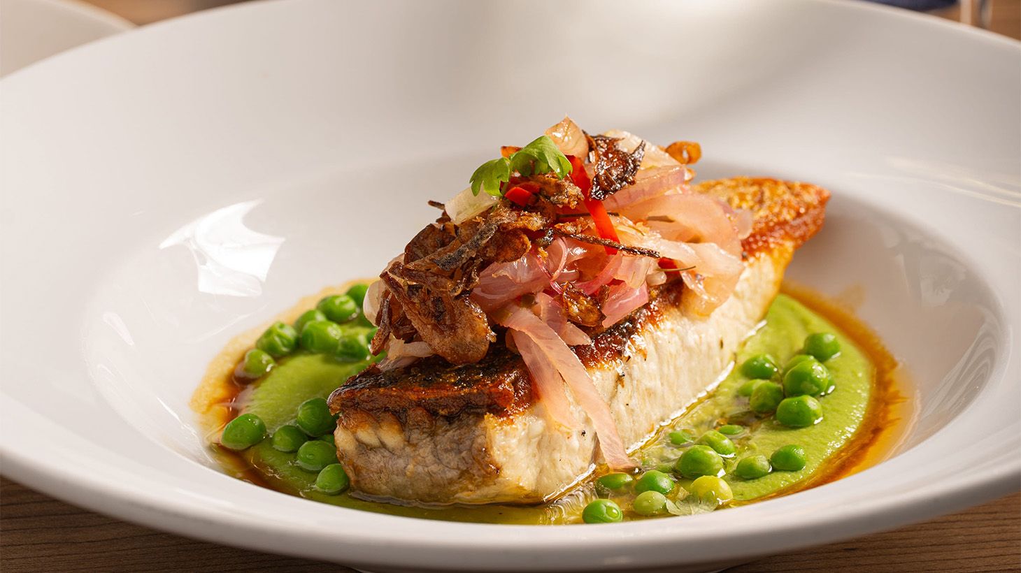 Waterfront Three-Course Dining Experience for Two with a Bottle of Wine at Harbourfront Seafood Restaurant 2