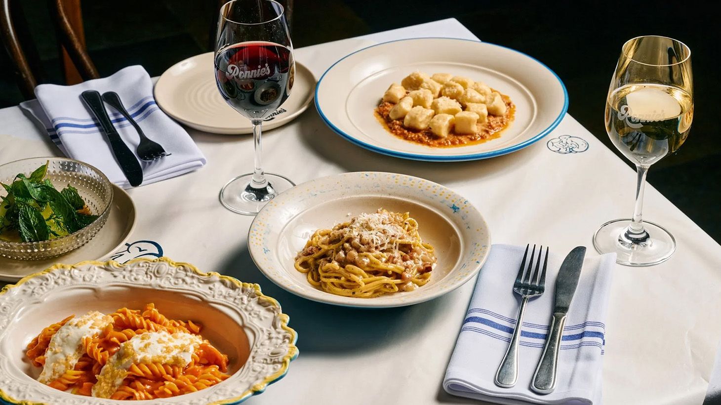 Authentic Two- or Three-Course Italian Dining with Drinks at Ronnie's Melbourne with Glass of Wine