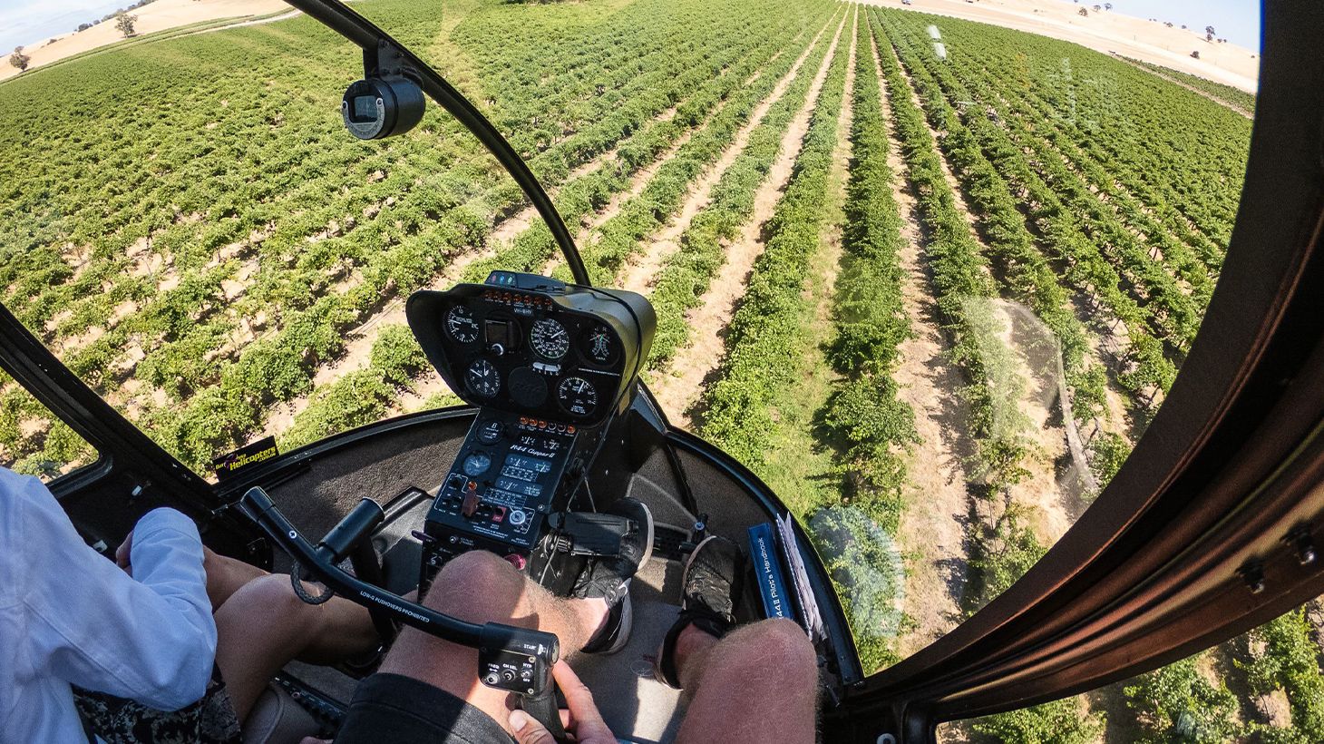 See the Barossa Valley from the sky on a 10-Minute Private Helicopter Flight with Pilot Commentary 1