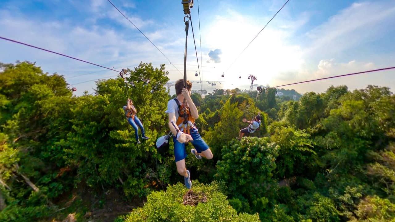 MegaZip au Mega Adventure Park Singapore