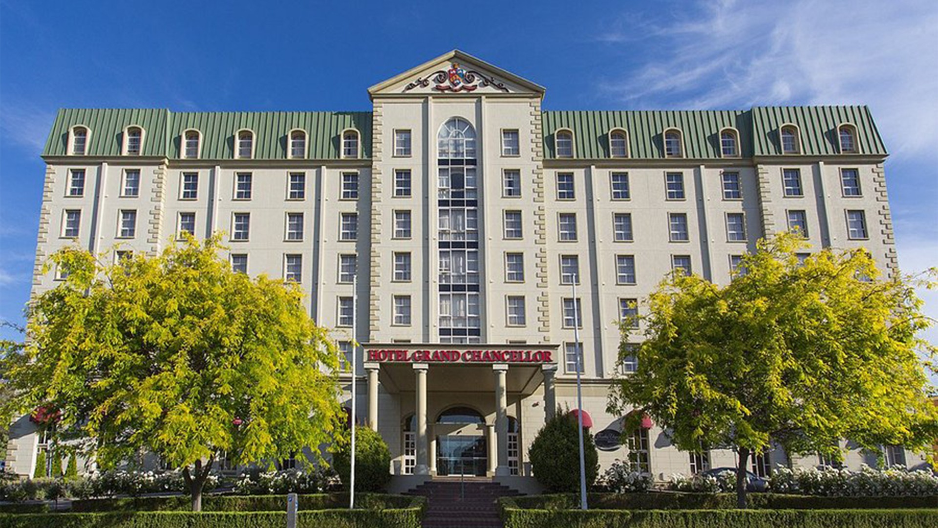 Exterior of Hotel Grand Chancellor Launceston in Launceston Tasmania