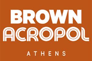 Brown Acropol Athens logo