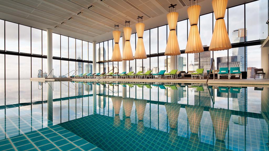 Sky-high indoor pool at Crown Metropol Melbourne