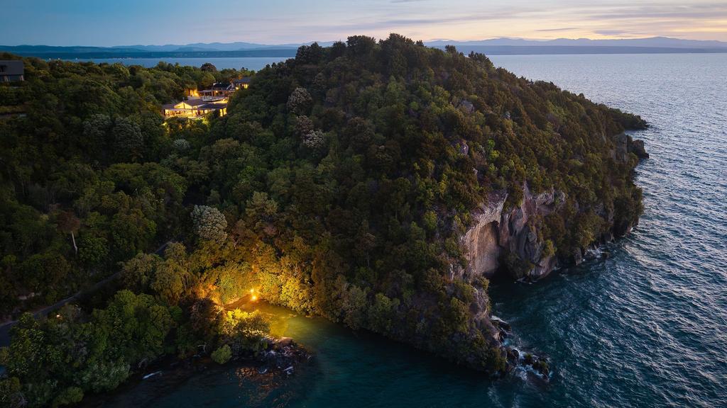 Aerial view of The Point Villas Taupo