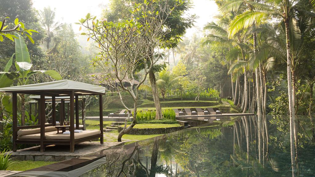 Tranquil private villa pool at Kayumanis Ubud Private Villa & Spa.