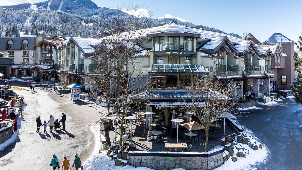 Exterior view at The Crystal Lodge, Whistler Hotel.