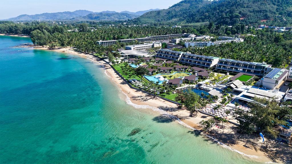 Aerial view The Little Shore Khao Lak by Katathani