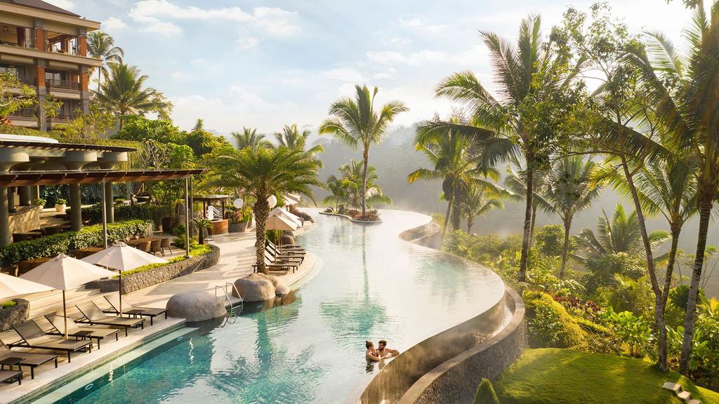 Infinity pool at Padma Resort Ubud