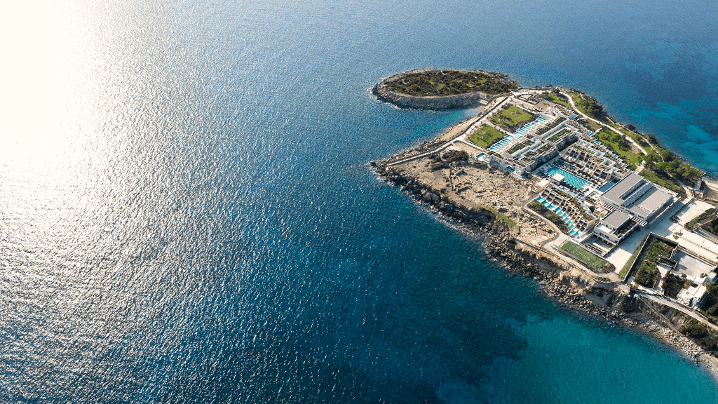 Aerial view of Amoh, a Luxury Collection Resort, Rhodes.