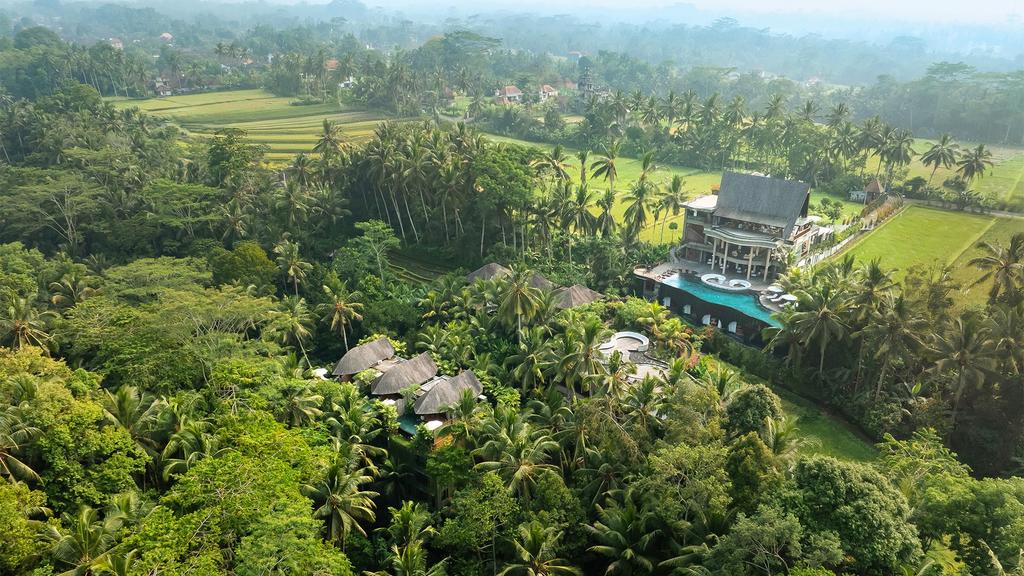 Aerial view of Abisena Wellness and Resort Ubud 
