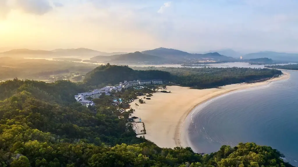 Aerial view of Shangri-La Rasa Ria, Kota Kinabalu