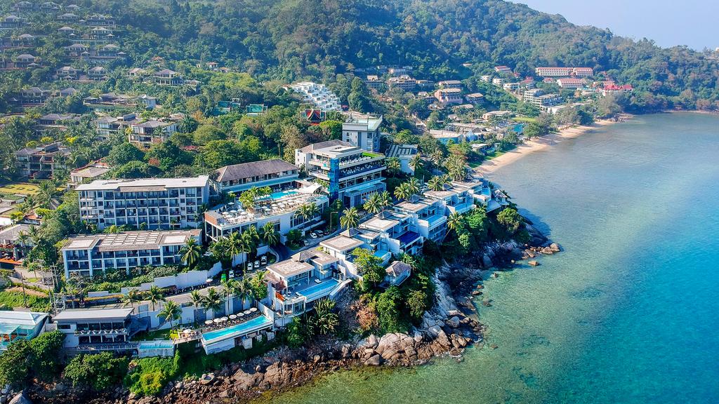 Aerial view of Cape Sienna Phuket Gourmet Hotel & Villas