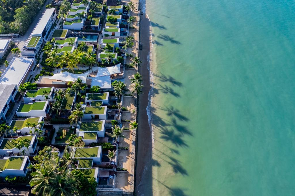 Beachfront at Casa de La Flora. 