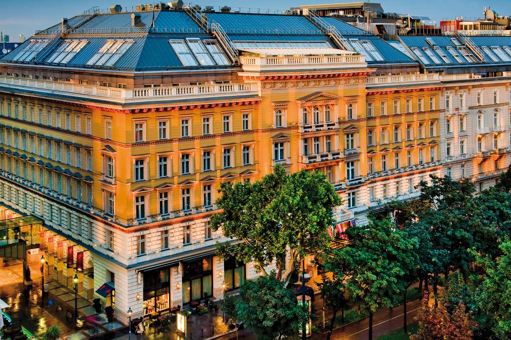 Grand Hotel Wien exterior with elegant historic architecture in Vienna.