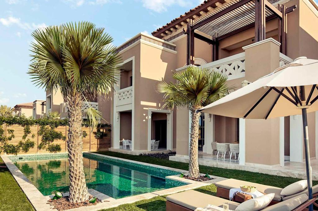 Luxury villa with private pool at Rixos Premium Saadiyat Island.