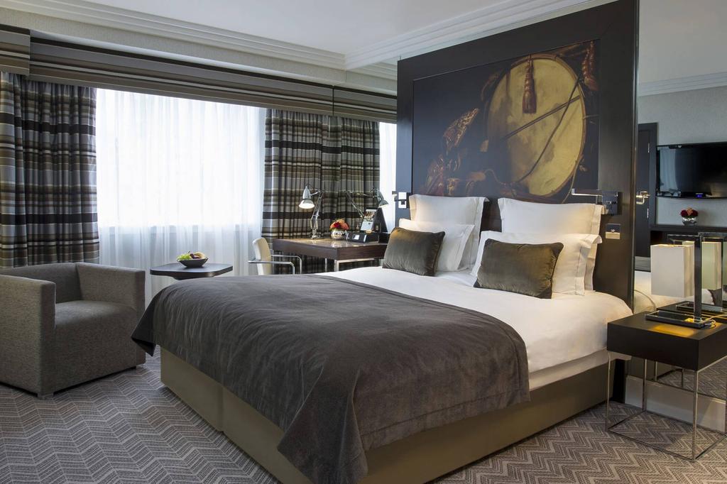 Elegant room at Jumeirah Lowndes Hotel in Belgravia, London.