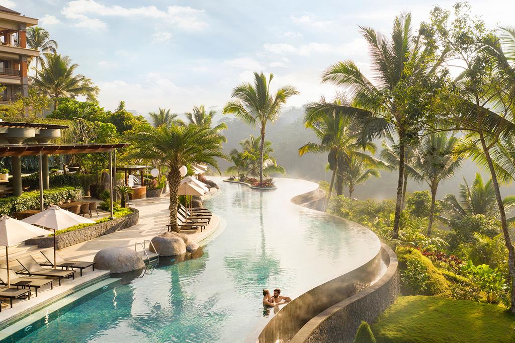 Infinity pool at Padma Resort Ubud