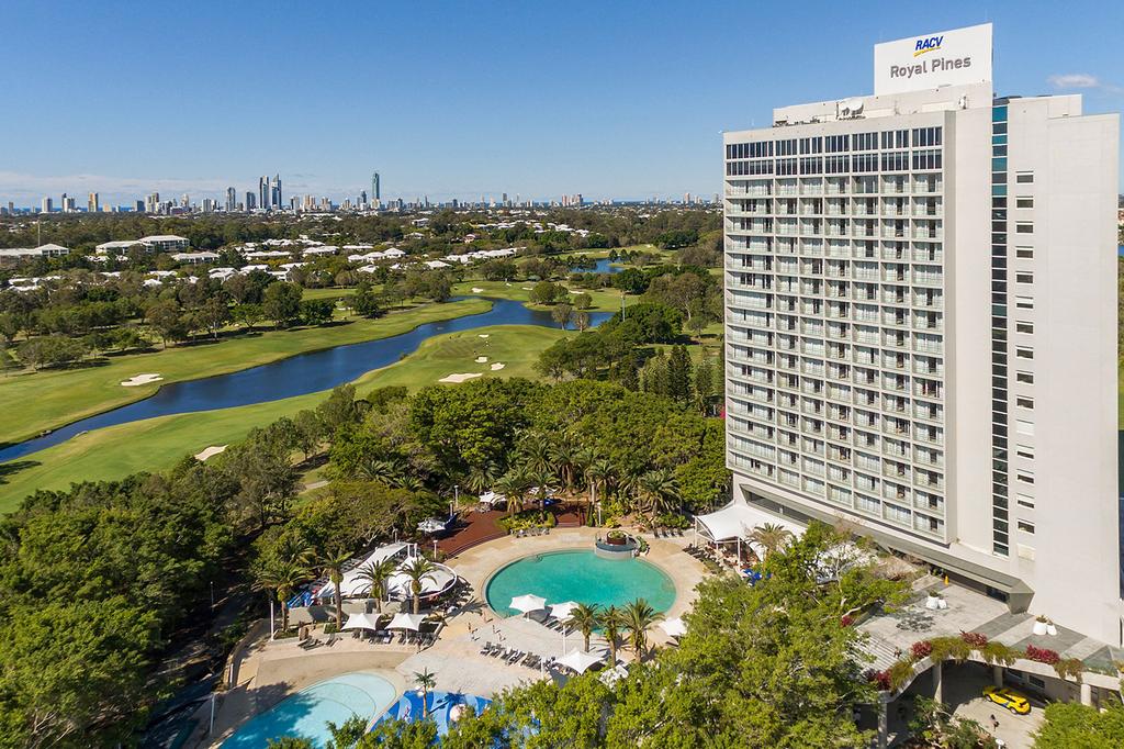 RACV Royal Pines Resort with pool and golf course on the Gold Coast.