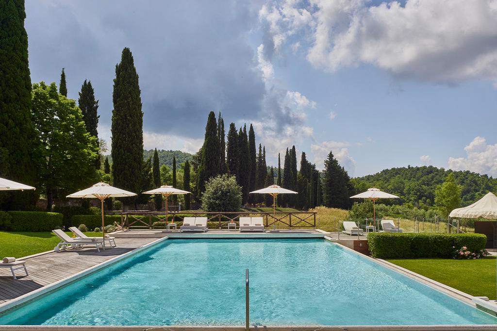 Pool at Fonteverde Lifestyle & Thermal Retreat, Tuscany in Italy.