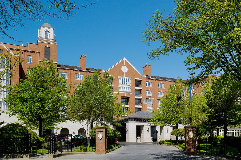 Exterior view of the luxurious InterContinental Dublin hotel.