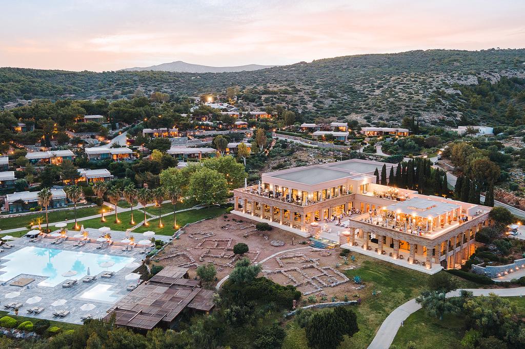 Aerial view of Cape Sounio, A Grecotel Resort to Live.
