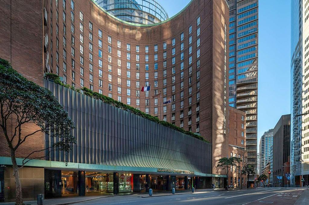 Exterior view of Sofitel Sydney Wentworth hotel in the CBD.
