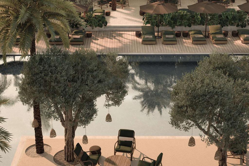 Luura Paros Cliff Adults Only, outdoor pool, Paros, Greece.