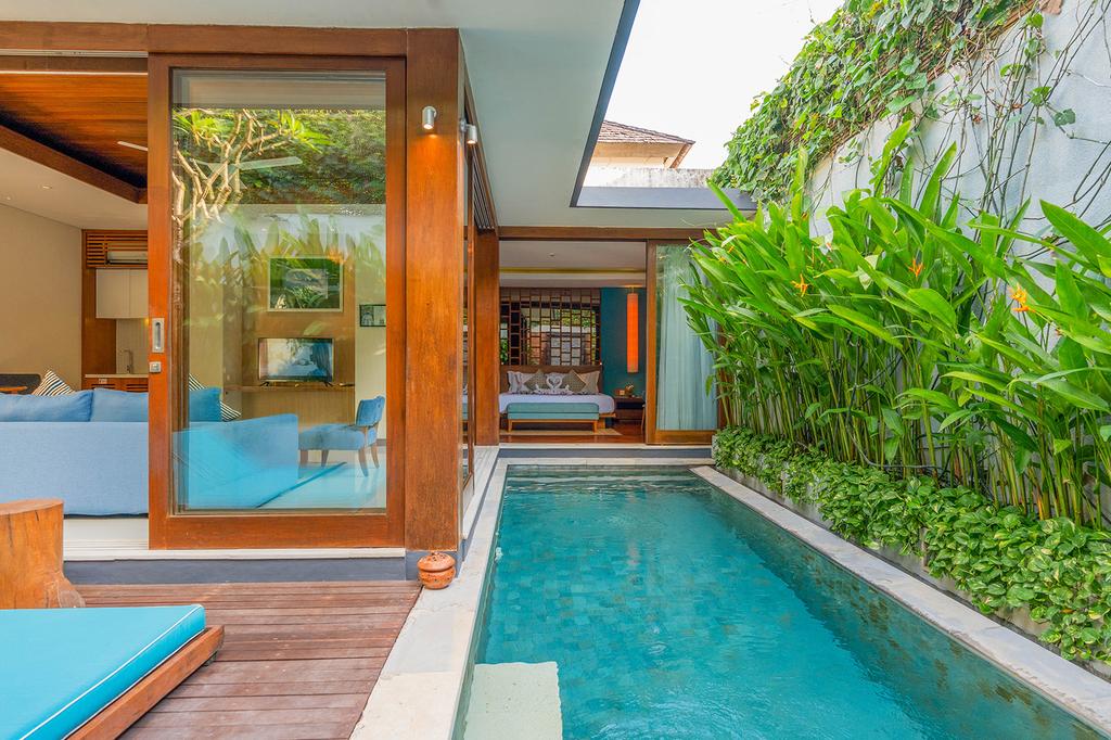 Maca Villas & Spa Umalas with private pool and tropical garden. 