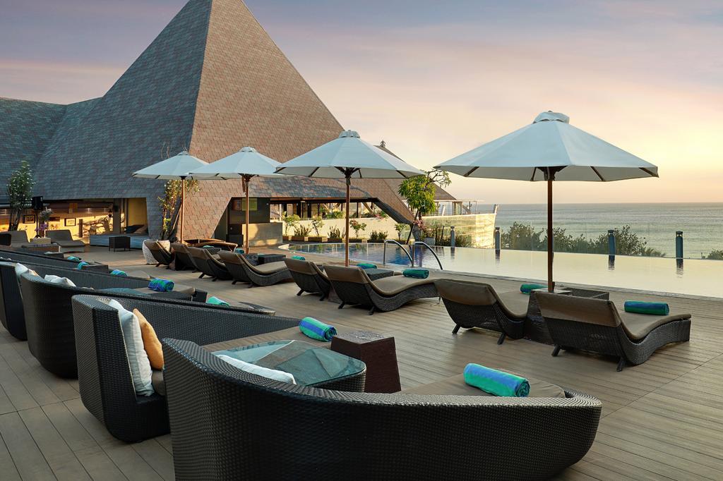 Rooftop pool at The Kuta Beach Heritage Hotel