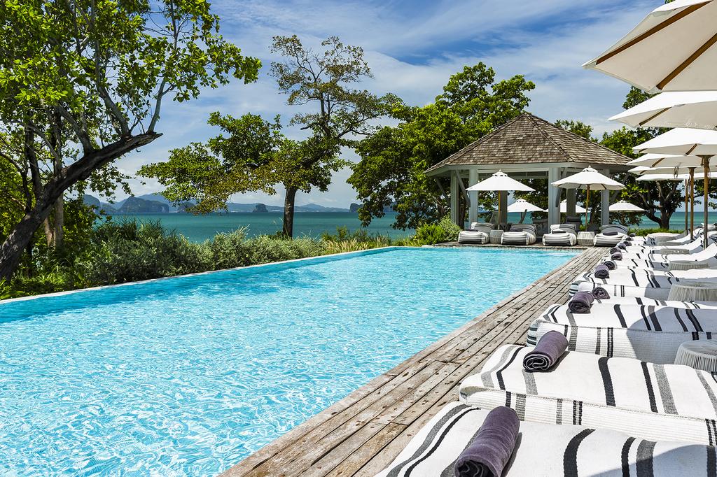 Pool at Cape Kudu Hotel on Koh Yao Noi in Thailand