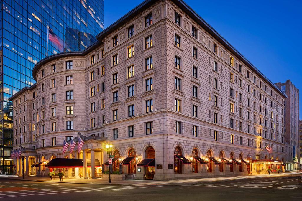 Fairmont Copley Plaza hotel exterior in Boston's historic Back Bay.