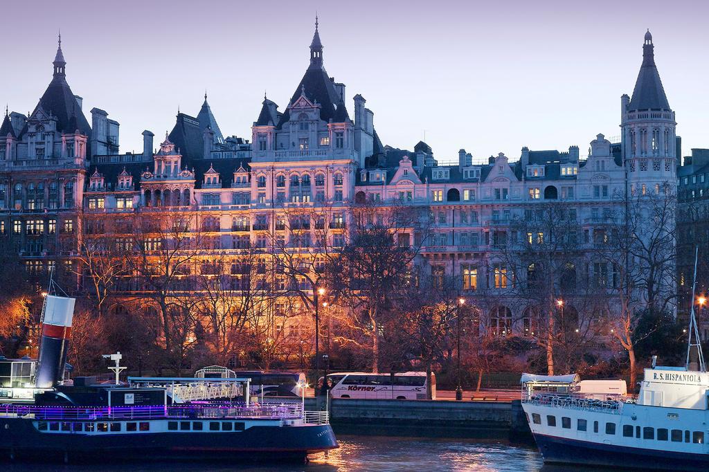 Victorian-era hotel on the River Thames with historic charm and luxury amenities.